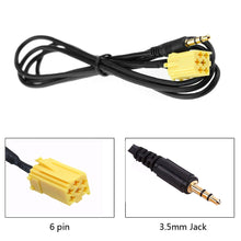 Carica l'immagine nel visualizzatore di Gallery, GeekerChip adattatore cavo AUX verso Jack da 3,5 mm e 2 chiave di smontaggio autoradio per Fiat Grande Punto Alfa Romeo 