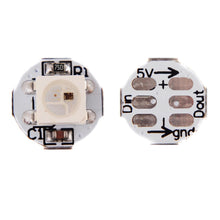 Carica l'immagine nel visualizzatore di Gallery, WS2812B ECO RGB 5050 - 100 fili con dissipatore di calore PCB (10 mm x 3 mm) SMD LED bianco