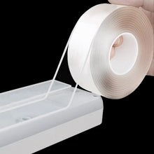 Carica l&#39;immagine nel visualizzatore di Gallery, Gvolatee 5M Nastro Biadesivo Extra Forte Trasparente, Adesivo Rimovibile Lavabile Antiscivolo, Nano Tape Riutilizzabile Non Lascia Tracce per Moquette, Foto Muro Senza Foratura, Auto