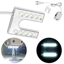 Carica l'immagine nel visualizzatore di Gallery, Lampada per macchina da cucire, lampada flessibile a collo di cigno a LED con base magnetica per macchina da cucire 110-
