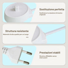 Carica l'immagine nel visualizzatore di Gallery, Caricatore induttivo per spazzolino elettrico, base di ricarica di ricambio 12 V, impermeabile, compatibile con iO 4 / i