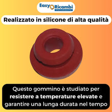 Carica l'immagine nel visualizzatore di Gallery, Easyricambi - Gommino Supporto Porta Sonda Fumi Stufa Pellet (per Capsule da 3,8 a 4 mm) Ricambi ed Accessori Stufa a Pe
