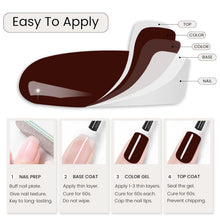 Carica l'immagine nel visualizzatore di Gallery, Vishine Smalto gel bordeaux 8 ml per nail art e manicure fai da te