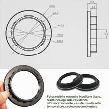 Carica l'immagine nel visualizzatore di Gallery, 4 Pcs E27 Anello Adattatore per Paralume Convertitore Anello Paralume Plastica per Lampada da Comodino Desk Lampade da T