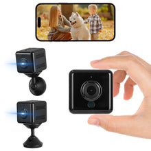 Carica l'immagine nel visualizzatore di Gallery, Telecamera Spia, 4K HD Mini Telecamera Spia Nascosta, Telecamera Senza Fili con Visione Notturna, Telecamera Wifi Interno/Esterno, Telecamera con Trasmissione in Tempo Reale per Telefoni Cellulari