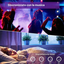 Carica l'immagine nel visualizzatore di Gallery, Striscia LED 7 Metri, Led Striscia con 44 Tasti Telecomando/Bluetooth APP, Sincronizzazione Musicale, Ideali per Interni