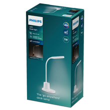 Carica l'immagine nel visualizzatore di Gallery, Philips LED Lampada da Tavolo Bucket, Dimmerabile, Batteria da 1400 mA, 3000-5700K, 7W, Bianco