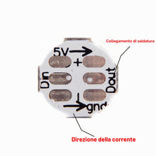 Carica l'immagine nel visualizzatore di Gallery, WS2812B ECO RGB 5050 - 100 fili con dissipatore di calore PCB (10 mm x 3 mm) SMD LED bianco