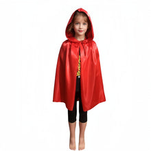 Carica l'immagine nel visualizzatore di Gallery, Proumhang Rosso Mantello con Cappuccio per Bambini e Bambine Mantello con Cappuccio Mantello da Strega Mantello da Vampi