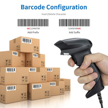 Carica l'immagine nel visualizzatore di Gallery, NETUM Lettore Codici Barcode Scanner Bar Code Reader a Barre Universale Laser 1D Ottico con Cavo USB per Computer/Notebo