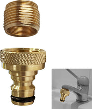 Carica l'immagine nel visualizzatore di Gallery, Parpyon® Parpyon® Adattatore Rubinetto miscelatore lavello cucina - lavabo bagno raccordo con presa attacco rapido per t