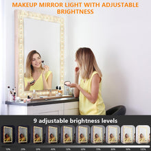 Carica l'immagine nel visualizzatore di Gallery, URAQT Luci da Specchio USB per Trucco, 2 m Striscia LED Flessibile, 3 Modalità di Colore, 9 Livelli di Luminosità, Kit p