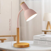 Carica l'immagine nel visualizzatore di Gallery, Lampada da scrivania per bambini, lampada da lettura a LED con attacco E27, braccio regolabile, lampada da comodino in m