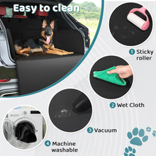 Carica l'immagine nel visualizzatore di Gallery, KYG Telo Auto per Cani Universale Impermeabile e Resistente Telo Bagagliaio Auto con Protezione Laterale Telo Cane Auto Bagagliaio Facile da Pulire per Auto, SUV e Camion, 185 * 105 * 38cm - Nero