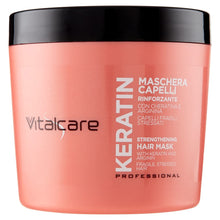 Carica l'immagine nel visualizzatore di Gallery, Vitalcare | Keratin - Maschera Capelli Rinforzante, 500 ml