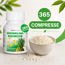 Carica l'immagine nel visualizzatore di Gallery, HerbAmour Bromelina 365 Compresse Integratore Alimentare Annuale