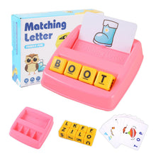 Carica l'immagine nel visualizzatore di Gallery, elzle Giochi Educativi, Gioco di Abbinamento Delle Lettere, Giocattoli per Imparare a Leggere per Bambini dai 3-6 anni, Gioco di Ortografia Regalo di Compleanno per Bambini e Bambine dai 3-6 anni