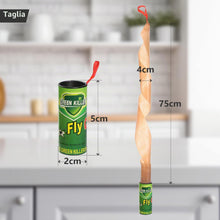 Carica l'immagine nel visualizzatore di Gallery, WD&amp;CD Rotolini Acchiappamosche 22 Pezzi, Verde Trappole Mosche, Strisce Cattura Mosche, Trappola Mosche per Frutta Appic