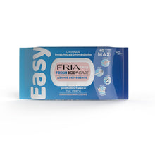 Carica l'immagine nel visualizzatore di Gallery, Fria Easy Fresh Body Care, Panni Igiene Corpo Fuori Casa, Profumo The Verde, Azione Detergente Senza Risciacquo, Dermato