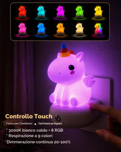 Carica l'immagine nel visualizzatore di Gallery, Luce Notturna Bambini da Presa Animali, Lucina Notte Neonato LED Regolabile