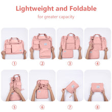 Carica l'immagine nel visualizzatore di Gallery, Flintronic Borsone da Viaggio Pieghevole, Borsone Palestra Sportiva con Etichetta Bagaglio, Borsa Sportiva con Scomparto Scarpe, Grande Capacità Borsa da Viaggio Duffel per Sport/Viaggi (35L)