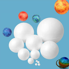 Carica l'immagine nel visualizzatore di Gallery, Solar System Modell Kit per Bambini con 14 Palline in Schiuma, 12 Bastoncini di Bambù, 12 Pigmenti Colorati, per Progett