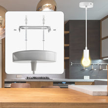 Carica l'immagine nel visualizzatore di Gallery, 2 pezzi Lampade Sospensione E27 in Metallo Portalampada con 100CM Cavo