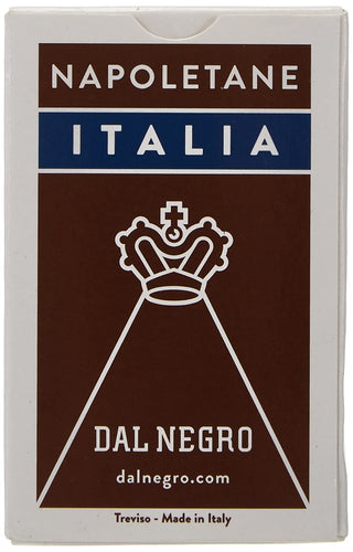 Dal Negro- Napoletane Italia-Astuccio Marrone Carte da Gioco Regionali, Multicolore, da 3 a 99 anni, 010069