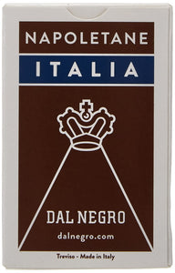 Dal Negro- Napoletane Italia-Astuccio Marrone Carte da Gioco Regionali, Multicolore, da 3 a 99 anni, 010069