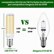 Carica l'immagine nel visualizzatore di Gallery, Lampadine LED E14 7W Equivalenti a 60W, Lampadina LED E14, 820LM, Bianco Neutro 4000K, Nessun Sfarfallio, Non Dimmerabil