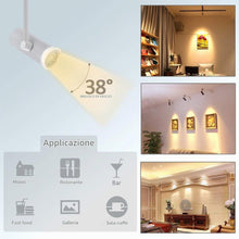Carica l'immagine nel visualizzatore di Gallery, AGOTD Lampadine LED GU10 Dimmerabili, 3000K Bianco Caldo 7W Lampadina LED GU10 Equivalente alogeno 50W, 615LM, Fasci str