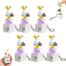 Carica l'immagine nel visualizzatore di Gallery, Seagull Mine Keychain, 6pcsSeagull Mine Button Keychain, Portachiavi Con Pulsante Sonoro Seagull Mine, Con Suono Reale E