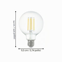Carica l'immagine nel visualizzatore di Gallery, EGLO connect.z Smart Home lampadina Led E27, G95, ZigBee, app e controllo