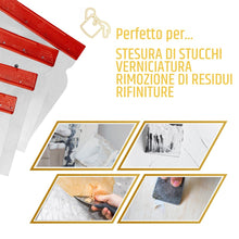 Carica l'immagine nel visualizzatore di Gallery, PENNELLIFICIO 2000 Set 4 Spatole Giapponesi Professionali Acciaio Inox