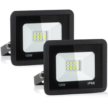 Carica l'immagine nel visualizzatore di Gallery, Faretto LED da Esterno da 10w, LED da Cantiere Super Luminose da 1080 Lm, Ip66 Impermeabile, Proiettore LED per Esterni 