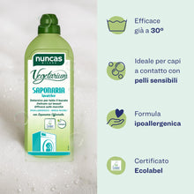 Carica l'immagine nel visualizzatore di Gallery, Nuncas Vegetarium - Saponaria Detersivo Lavatrice - 1000 ml