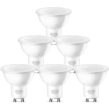 Carica l'immagine nel visualizzatore di Gallery, Lampadine LED GU10, 5W Equivalenti a 50W Lampadina, Luce Bianca Calda 3000K