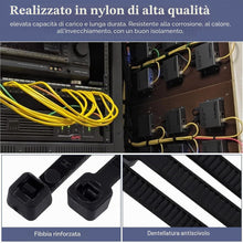 Carica l'immagine nel visualizzatore di Gallery, 120 Pz Supporto per Fascette Stringicavo 15 x 10 mm, Fascette per Cavi