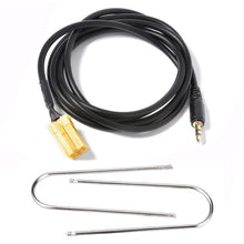 Carica l'immagine nel visualizzatore di Gallery, GeekerChip adattatore cavo AUX verso Jack da 3,5 mm e 2 chiave di smontaggio autoradio per Fiat Grande Punto Alfa Romeo 
