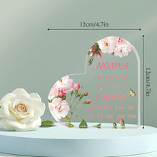 Carica l'immagine nel visualizzatore di Gallery, Regalo Nonni,Festa Dei Nonni Idee Regalo,Regalo Nonna,Nonna Idee Regalo,Ornamento In Acrilico 12*12 Cm,Regali Per Nonna,Regali Per La Nonna,Nonni Idee Regalo,Regalo Festa Dei Nonni,Regalo Nonna Natale