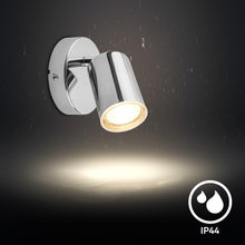 Carica l'immagine nel visualizzatore di Gallery, Briloner - Applique Da Interno Orientabile IP44 Attacco GU10 Max. 9W Cromo