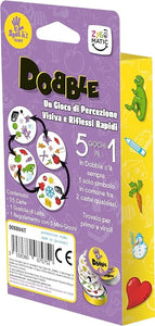 Asmodee: Dobble Classic Blister Eco, Versione Mini, Divertente Gioco di Carte per Tutta la Famiglia, 5 mini giochi, 2-8 Giocatori, 6+ Anni, Edizione in Italiano