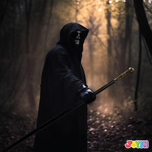 Carica l'immagine nel visualizzatore di Gallery, Spooktacular Creations Elegante bastone d'oro Vintage Walking Cane Prop per bambini Halloween Pimp Canes Costume Accesso