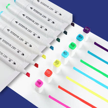 Carica l'immagine nel visualizzatore di Gallery, 100 Colori Marker Pennarelli, Marker Pen Pennarello Doppia Punta Pennarelli, Pennarelli per Adulti, Calligrafia, Disegni e Illustrazioni