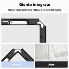 Carica l'immagine nel visualizzatore di Gallery, Cover per Samsung Galaxy Z Flip 8, Custodia Protettiva Pieghevole PC Rigido a Prova di Caduta Antiurto Connettore in TPU