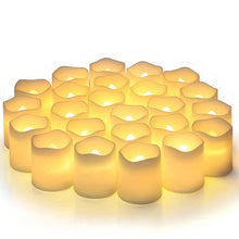 Carica l'immagine nel visualizzatore di Gallery, Set di 24 Candele a LED, Flameless Candele,LED Tealight con Candele,Candela Elettronica, per Matrimoni, Feste, Festival,