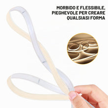 Carica l'immagine nel visualizzatore di Gallery, pcning Striscia LED 220 Volt COB 2M senza Trasformatore con Spina 4000K da Interno Esterno, 2 Metri Strisce LED Luce Nat