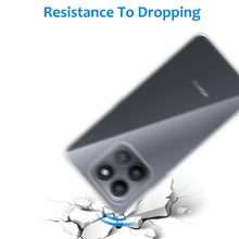 Carica l'immagine nel visualizzatore di Gallery, CAUHENYEE Trasparente Cover per Honor 400 Smart 5G / 4G Custodia, con 1 Pezzi Schermo in Vetro Temperato, Cover Sottile 