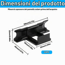 Carica l'immagine nel visualizzatore di Gallery, 24 Pz Clip di Scarico dell'Acqua Pannello Solare da 30 mm