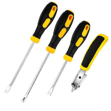 Carica l'immagine nel visualizzatore di Gallery, 4 Pezzi Rivetti Clip Pinze Fastener Remover Puller Pinza Tool Kit, Kit Rimozione di Graffette per Tappezzeria con Estrat